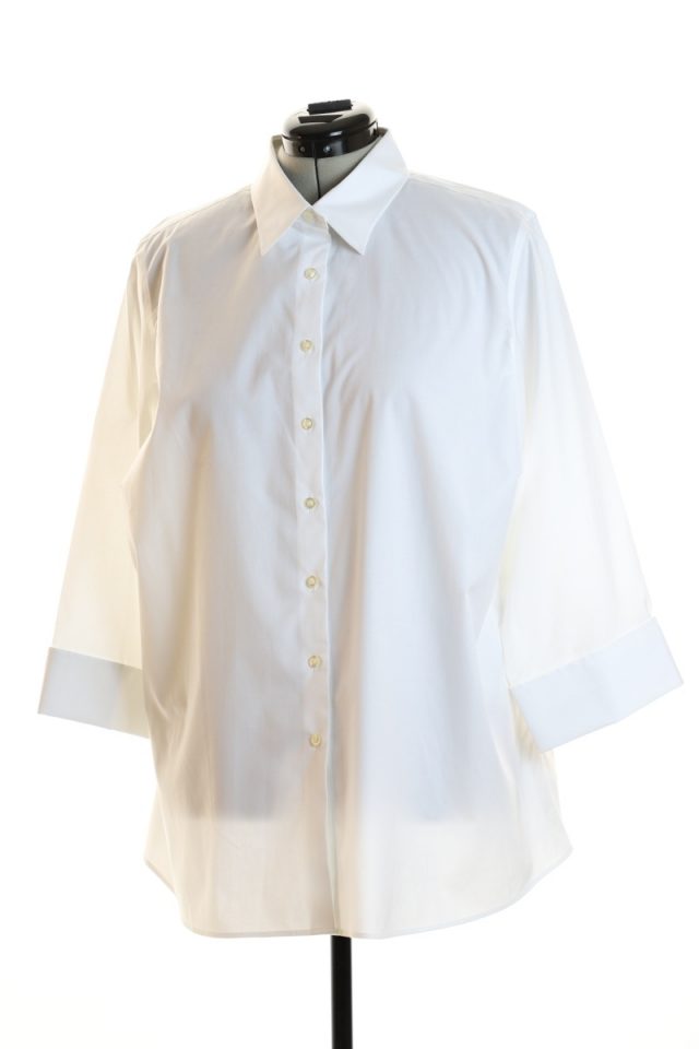 Блузка Lands End, хлопок, 3XL, 56