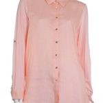 Блуза Calvin Klein, лен-вискоза, M, 46