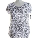 Топ трикотажный Alfani, вискоза, M, 44-46