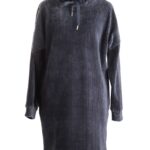 Платье с капюшоном Stefanel, хлопок-плюш, S/M, 44