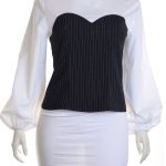 Блузка H&M, хлопок-вискоза, M, 46