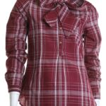 Блузка с бантом Massimo Dutti, хлопок, S/M, 44