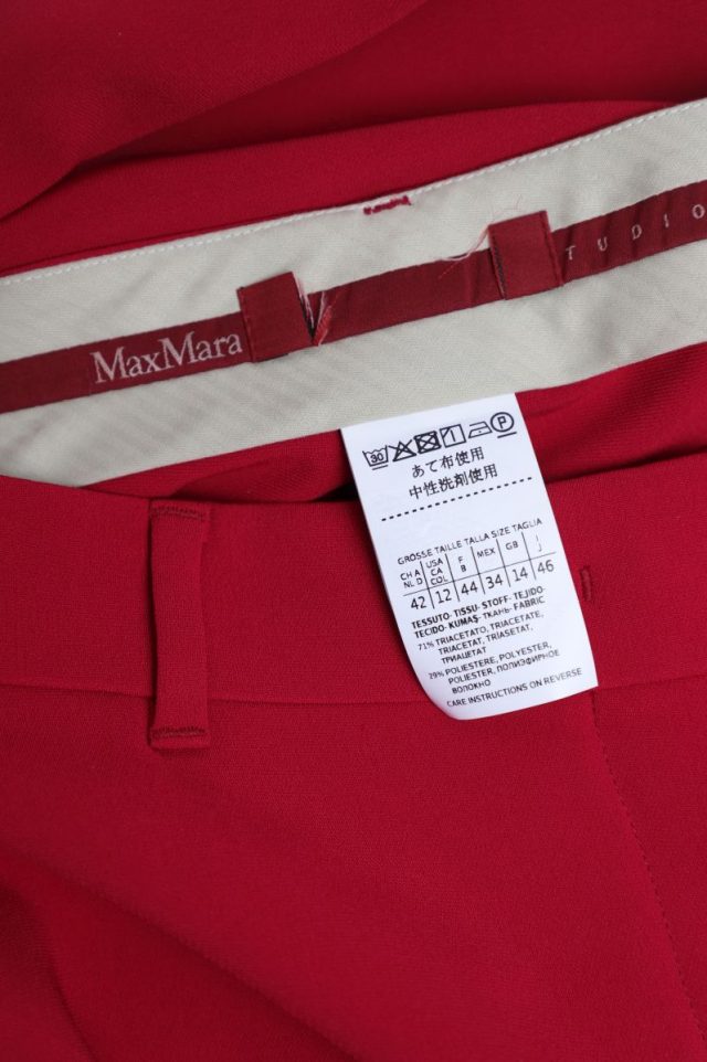 Брюки Max Mara (Studio), триацетат, L, 48 — изображение 11