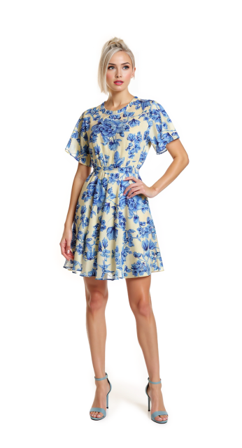 Платье Twin Set (Scee), хлопок-вискоза, S/M, 44
