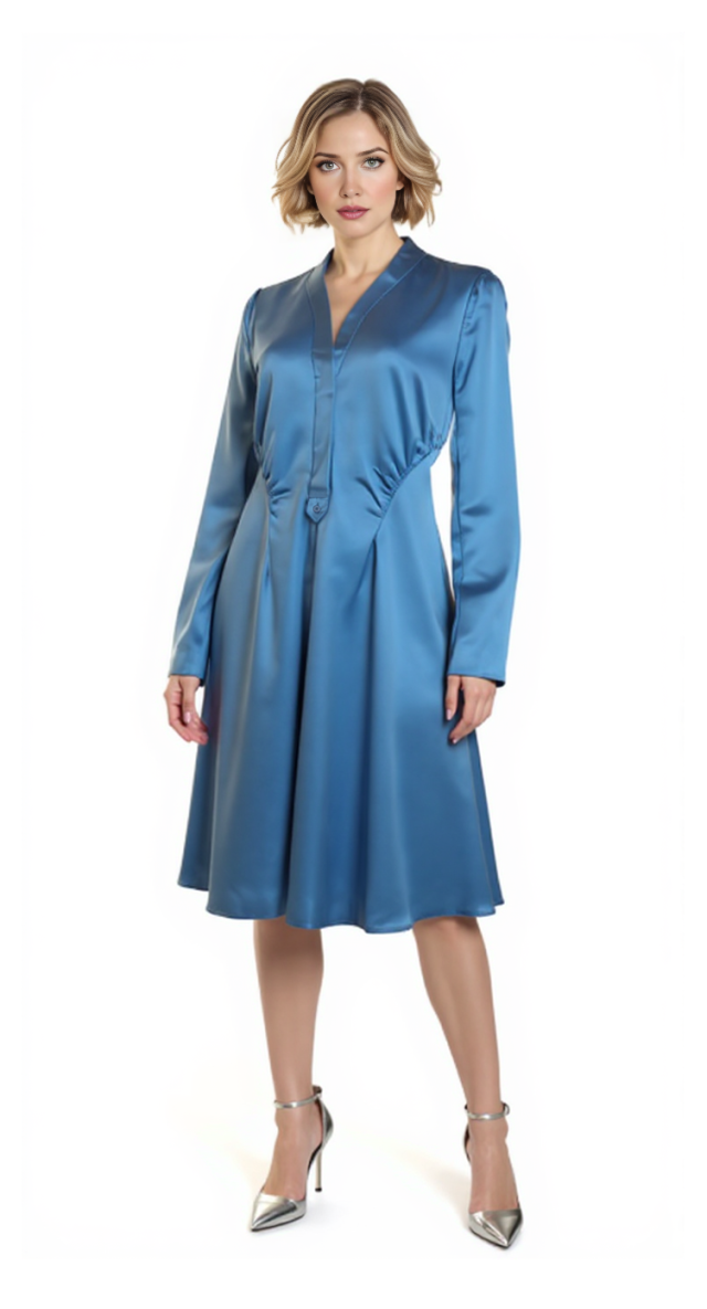 Платье Max Mara, вискоза-шелк, L, 48