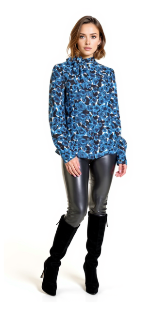 Блузка Moschino Love, вискоза, M, 46