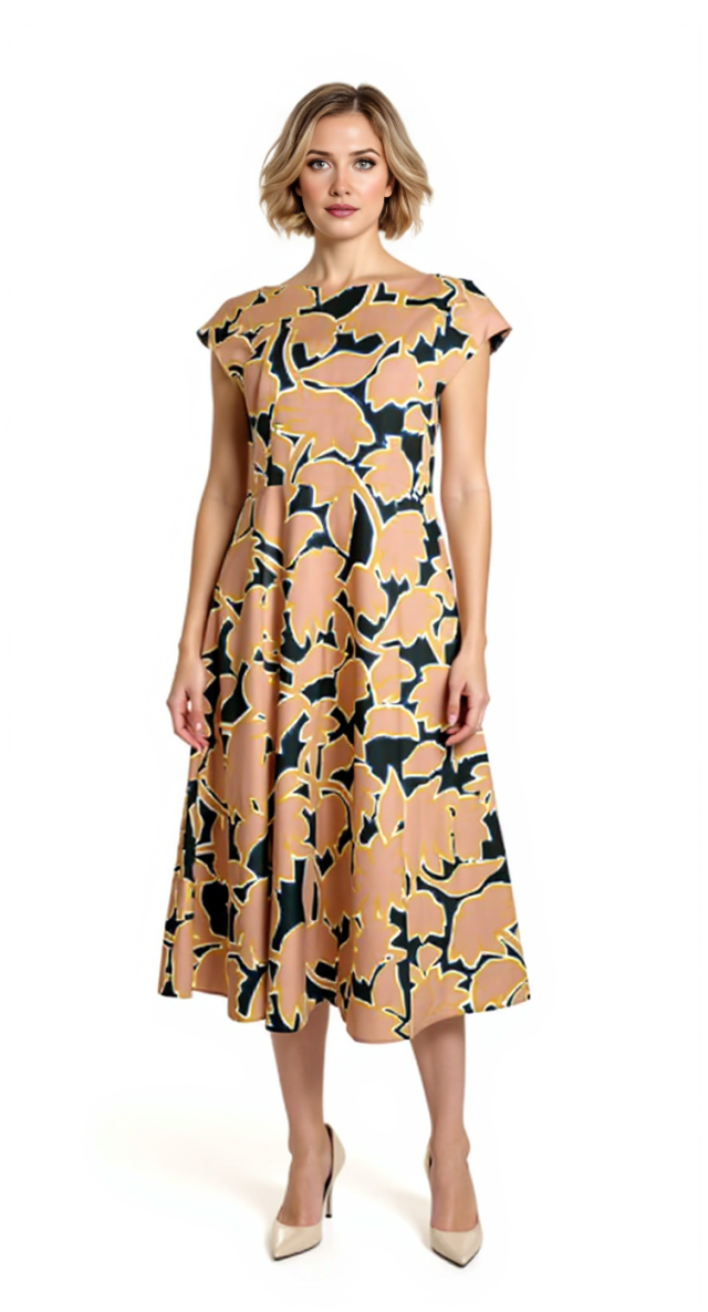 Платье Max Mara, хлопок, L, 48