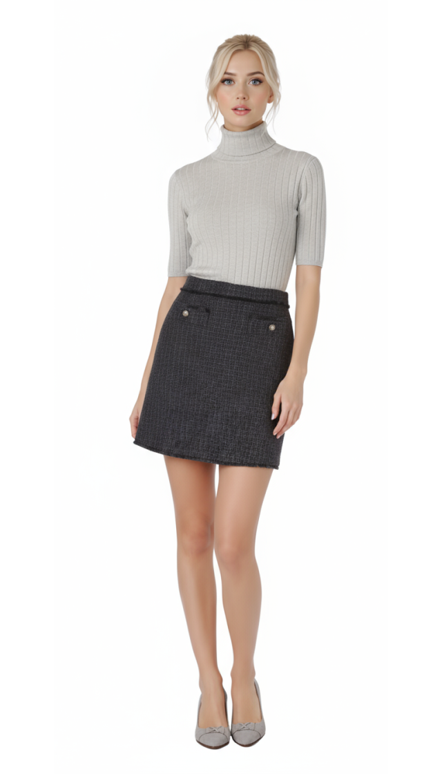 Юбка Max Mara (PennyBlack), хлопок-акрил, S/M, 44