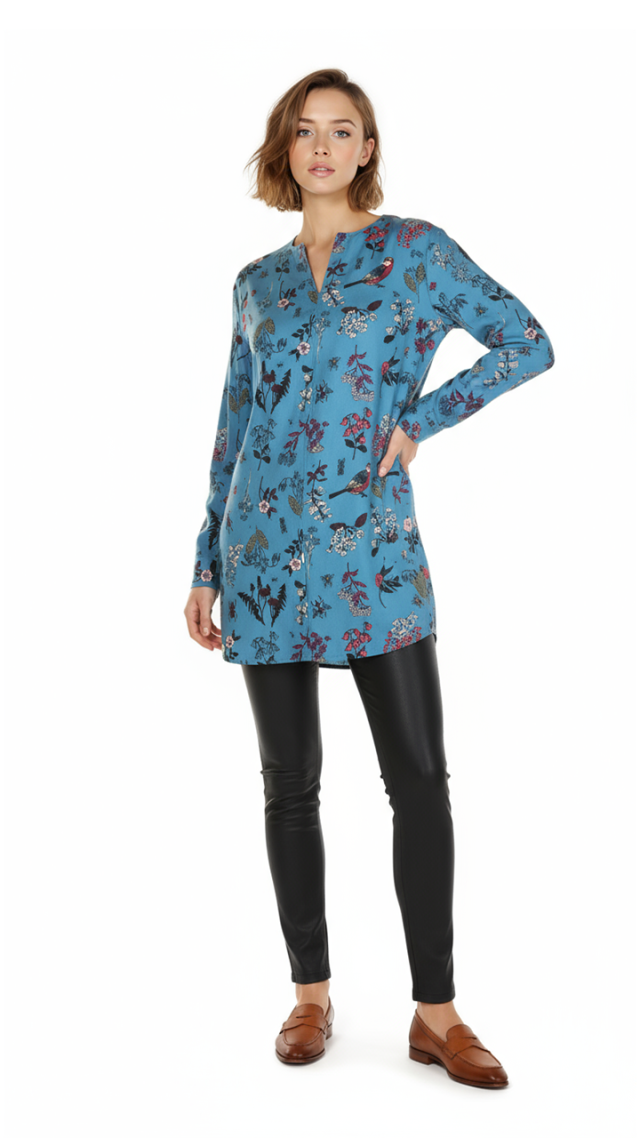 Блуза туника Max Mara (Max&Co), вискоза, M, 44-46