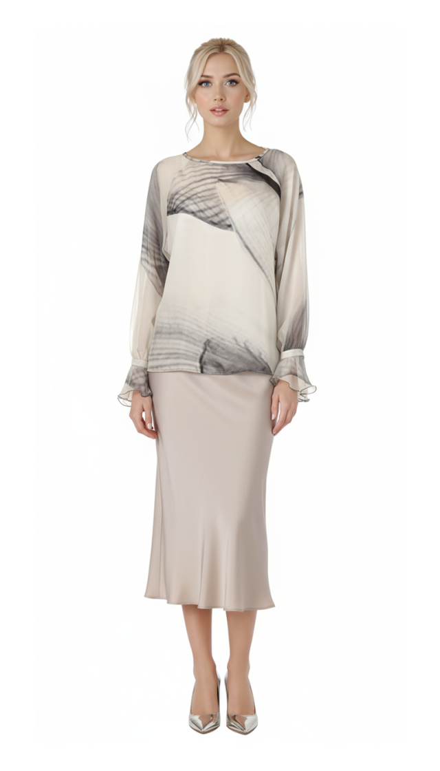 Блуза Max Mara, шелк, S/M, 44