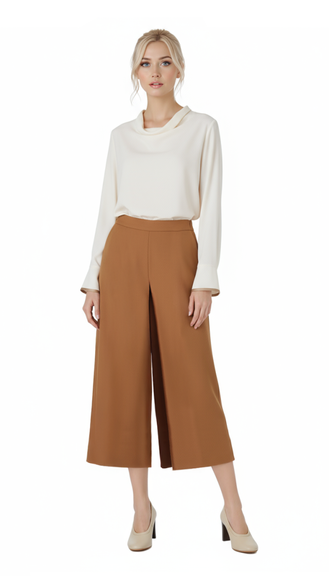 Брюки кюлоты Luisa Spagnoli, шерсть, S/M, 44