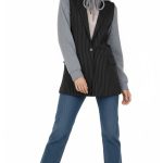Жилетка с рукавами и капюшоном Pinko, хлопок-вискоза, S/M, 44