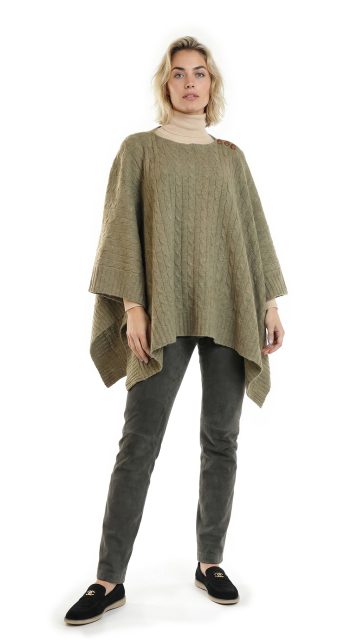 Джемпер-пончо Ralph Lauren, шерсть-кашемир, M/L, 46-48