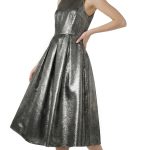 Платье Max Mara (Studio), хлопок-металлик, XS, 40