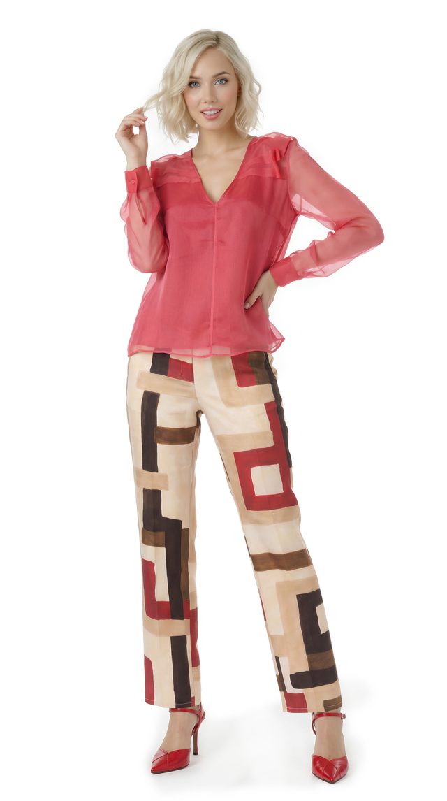 Блузка Max Mara (Studio), шелк, S/M, 44