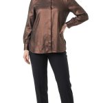 Блузка Max Mara (Marina Rinaldi), ацетат-хлопок, L/XL, 50