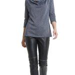 Блуза Stefanel, хлопок-металлик, S/M, 44 & M, 46