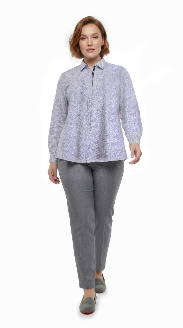 Блузка Max Mara (Marina Rinaldi Sport), хлопок, XL, 52