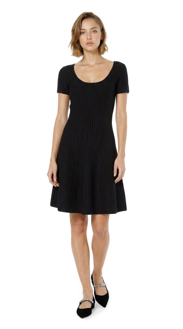 Платье Theory, вискоза-шерсть, M, 46