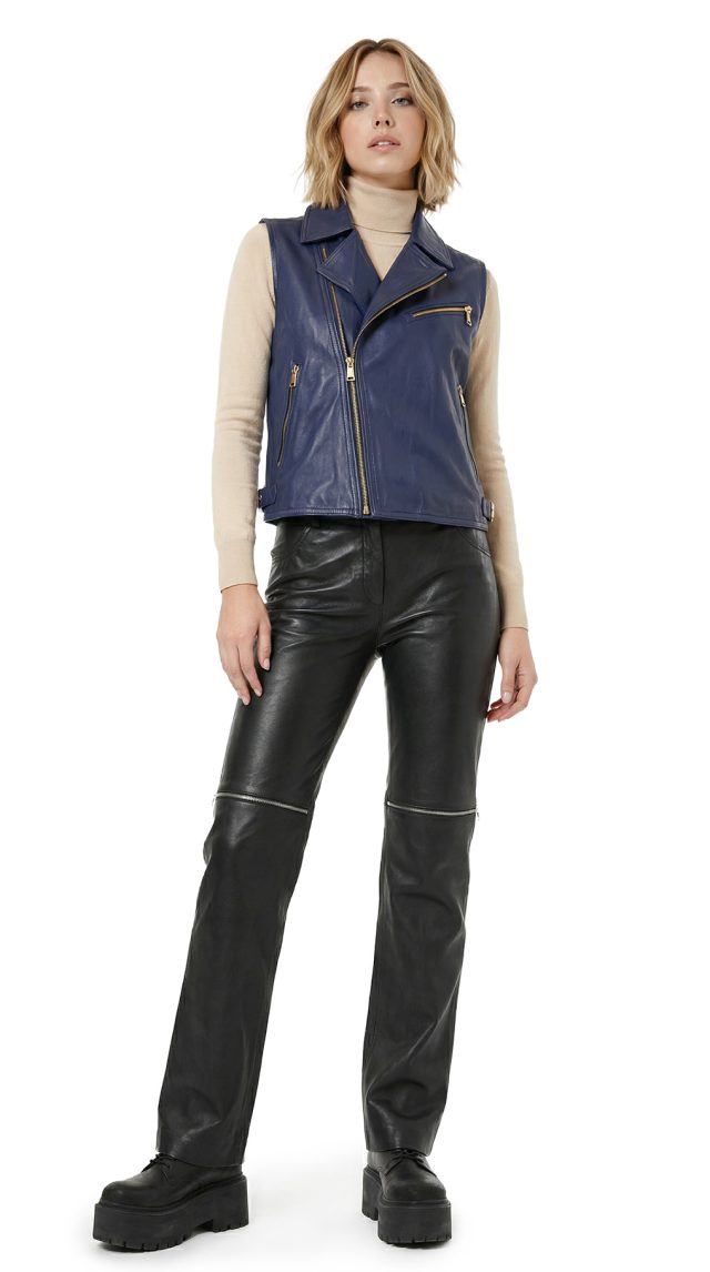 Жилетка Ralph Lauren, кожа натуральная, M, 46