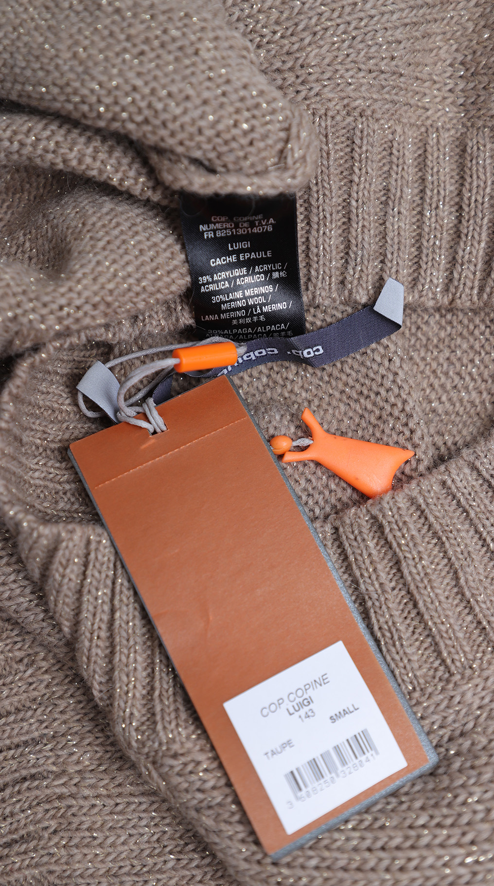 Джемпер болеро Cop Copine, шерсть-альпака, S, 42 — изображение 7