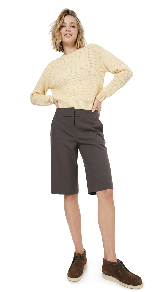 Брюки бермуды Zapa Paris, шерсть, M, 46