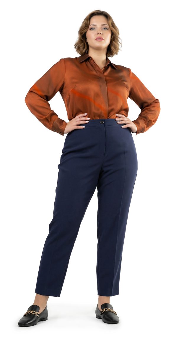 Брюки Max Mara (Marina Rinaldi), триацетат, 3XL, 56