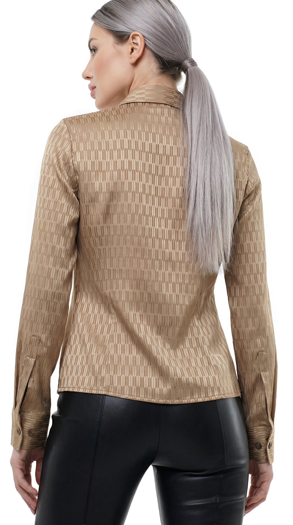 Блузка Philippe Adec, шелк, S/M, 44 — изображение 3