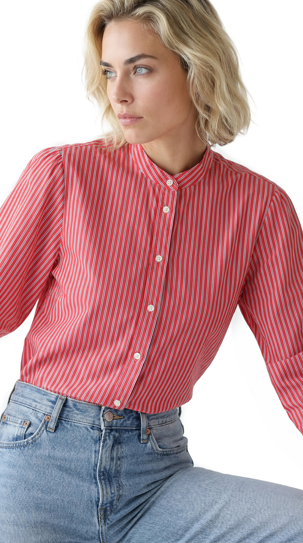 Блузка рубашка Ralph Lauren, хлопок, L, 48 — изображение 4