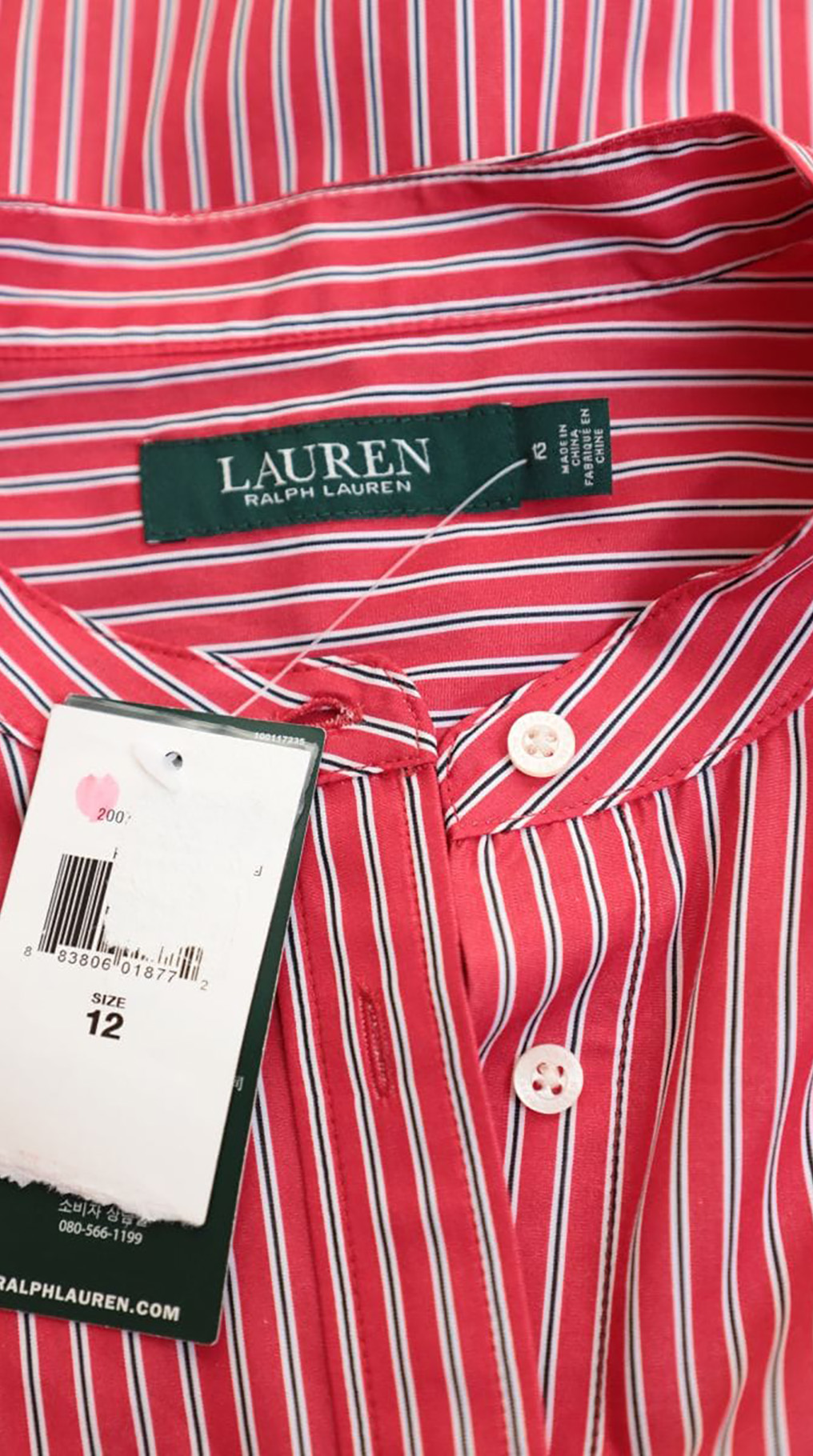 Блузка рубашка Ralph Lauren, хлопок, L, 48 — изображение 7