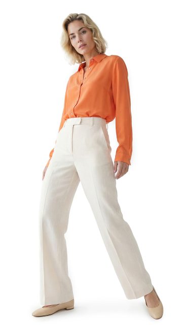 Блузка Stefanel, шелк, L, 48