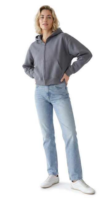 Толстовка с капюшоном и начесом Stefanel, хлопок, L, 48