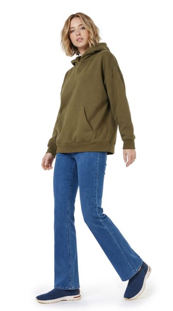 Толстовка с капюшоном и начесом Stefanel, хлопок, M, 46