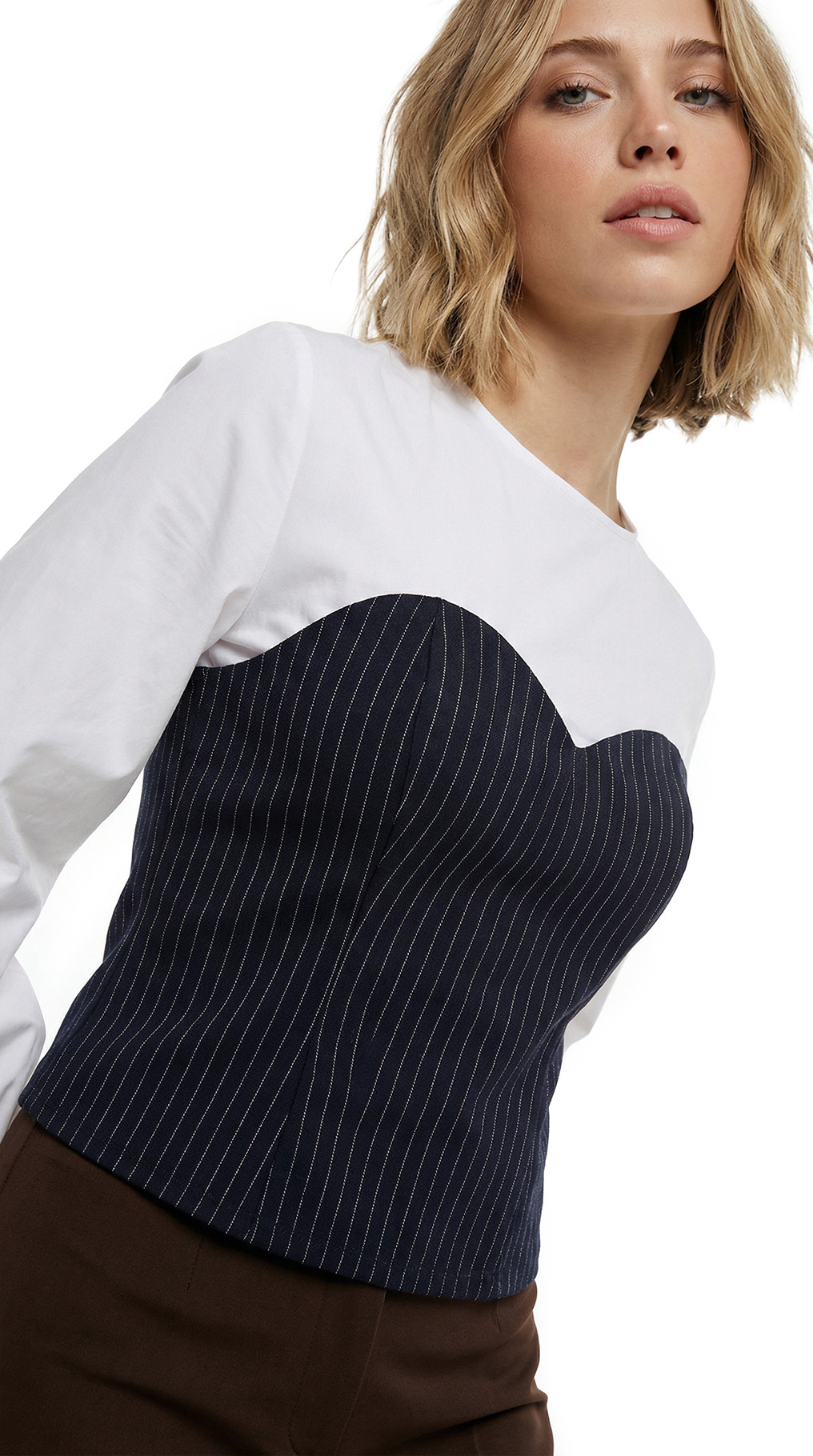 Блузка H&M, хлопок-вискоза, M, 46 — изображение 5