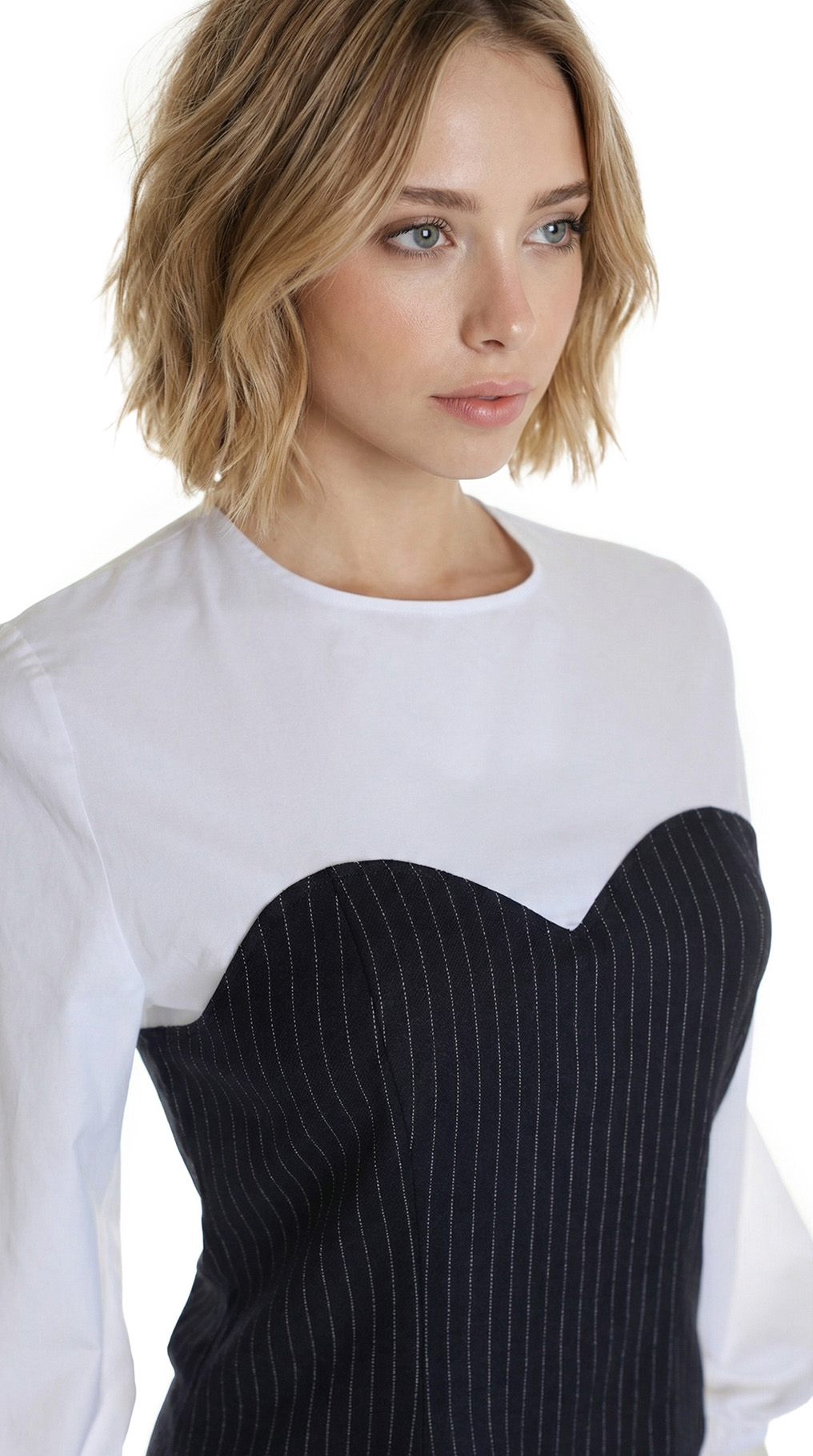 Блузка H&M, хлопок-вискоза, M, 46 — изображение 7