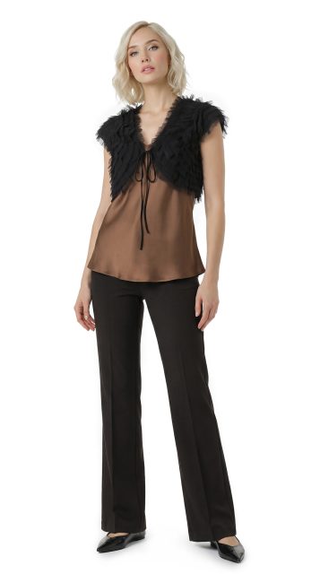 Кардиган болеро Zapa Paris, шелк, S/M, 44