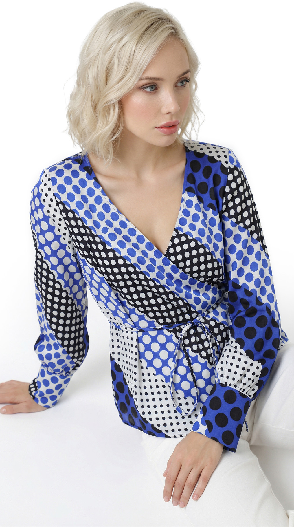 Блузка Max Mara (Studio), вискоза, S/M, 44 — изображение 6