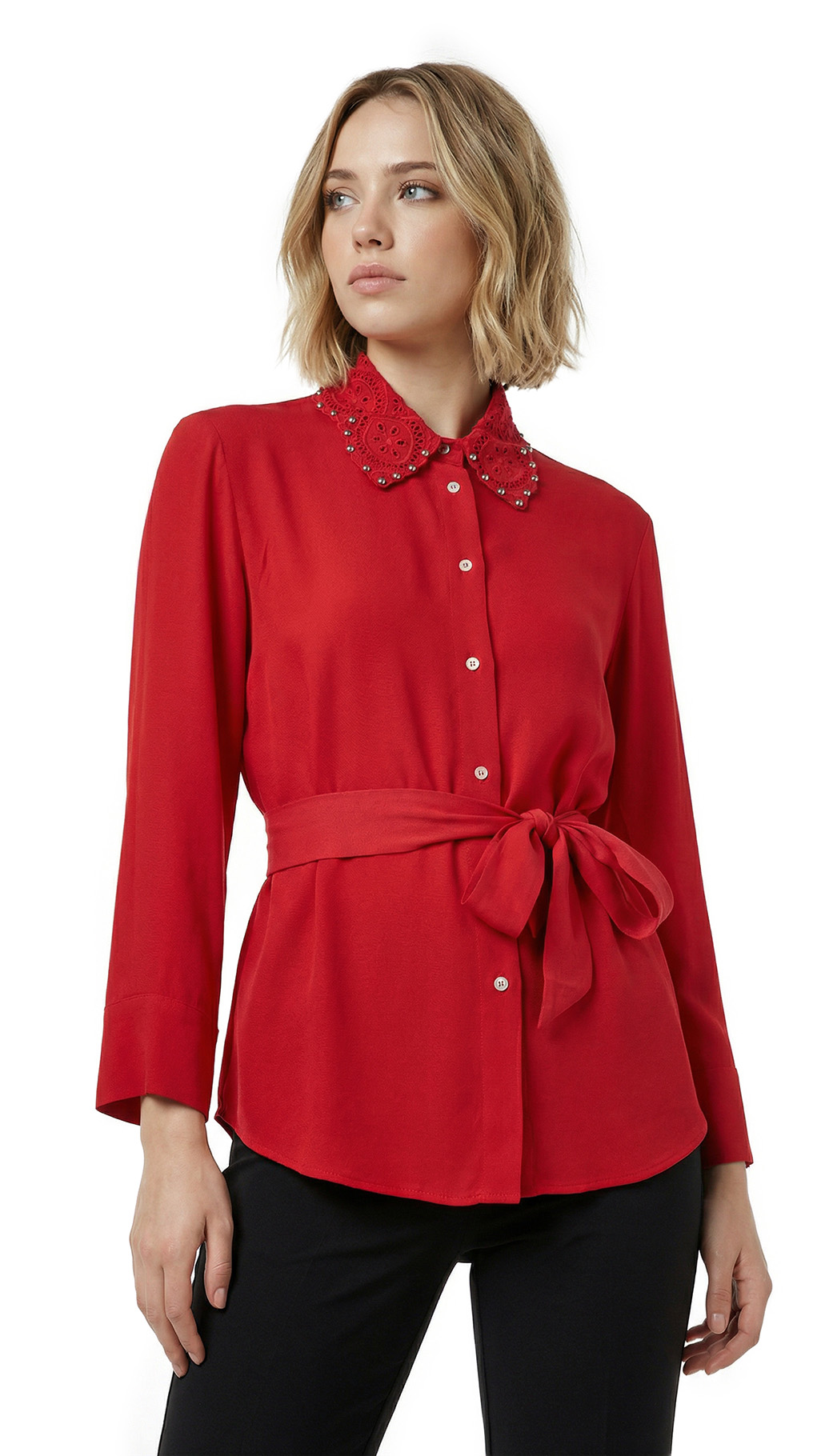 Блузка Sandro Paris, вискоза, M, 46 — изображение 2