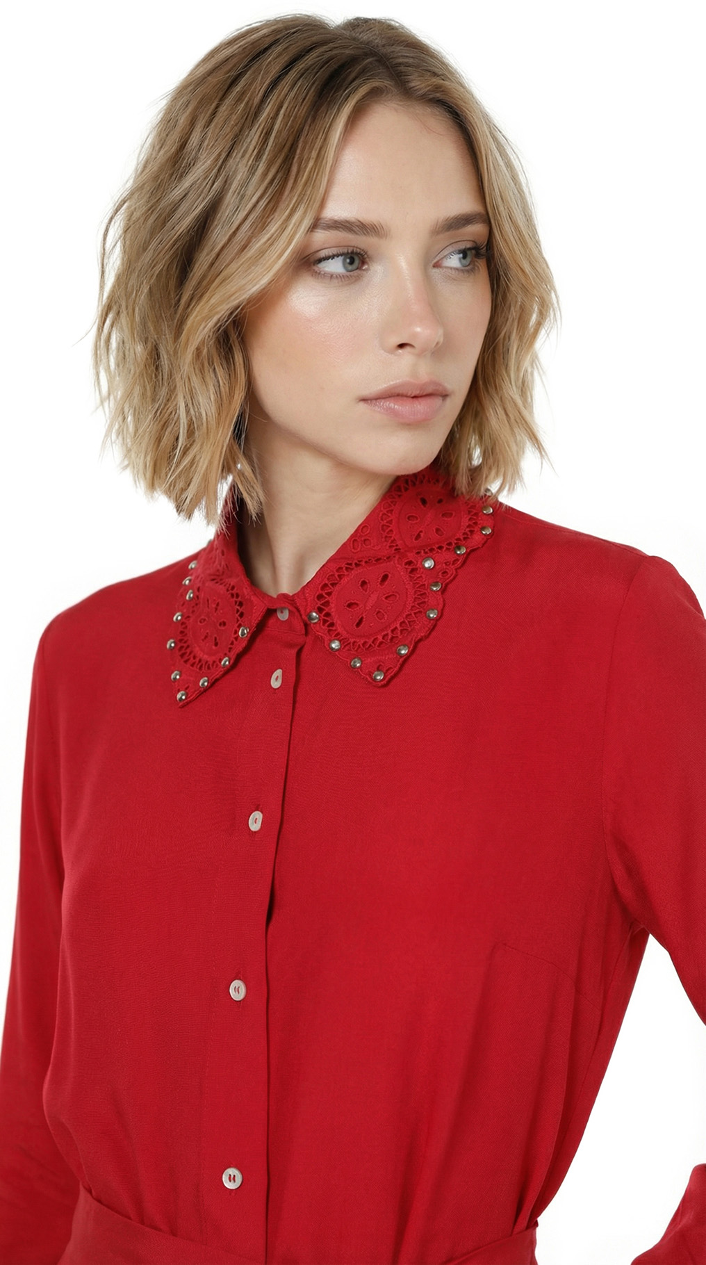 Блузка Sandro Paris, вискоза, M, 46 — изображение 5