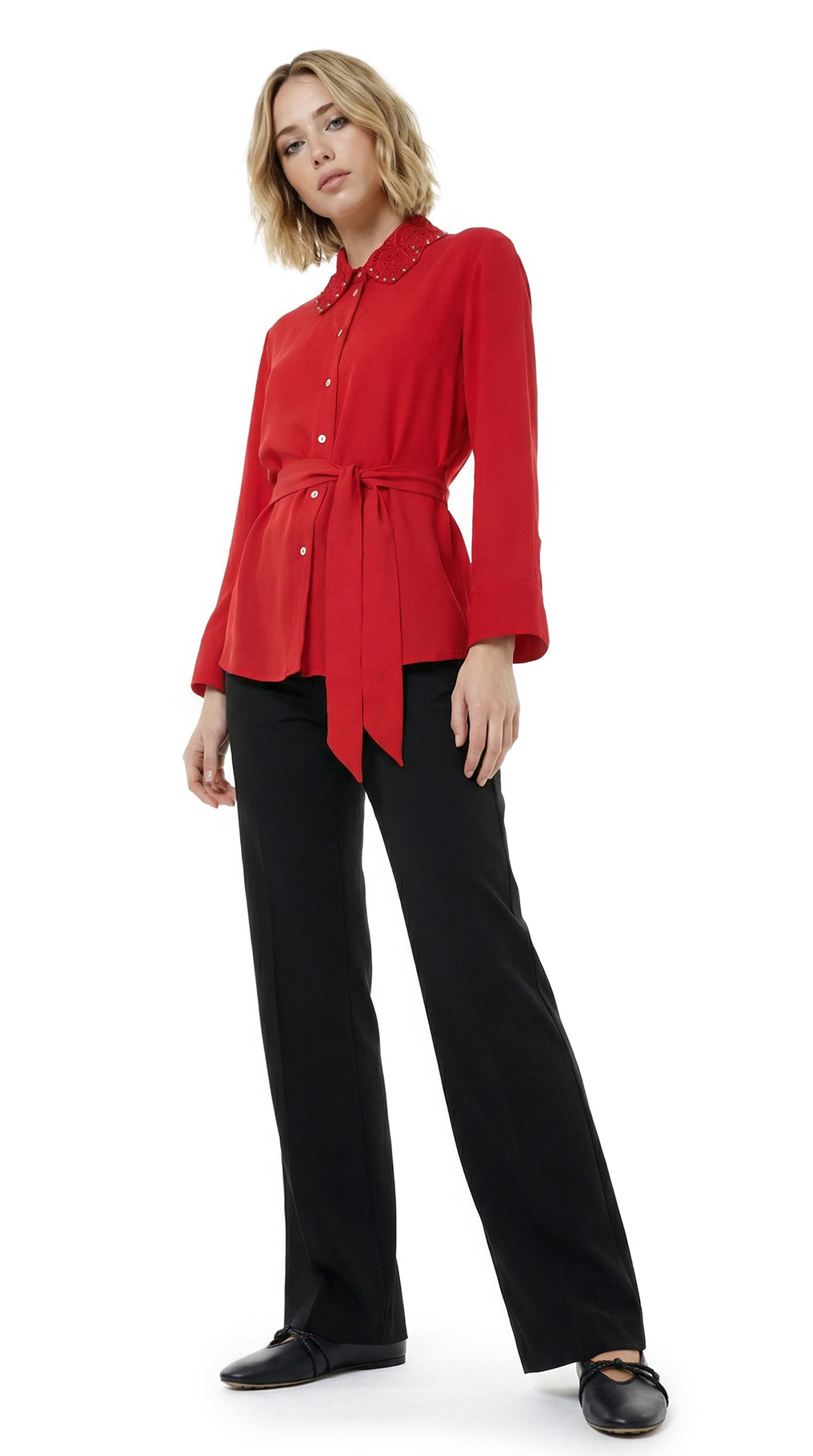 Блузка Sandro Paris, вискоза, M, 46