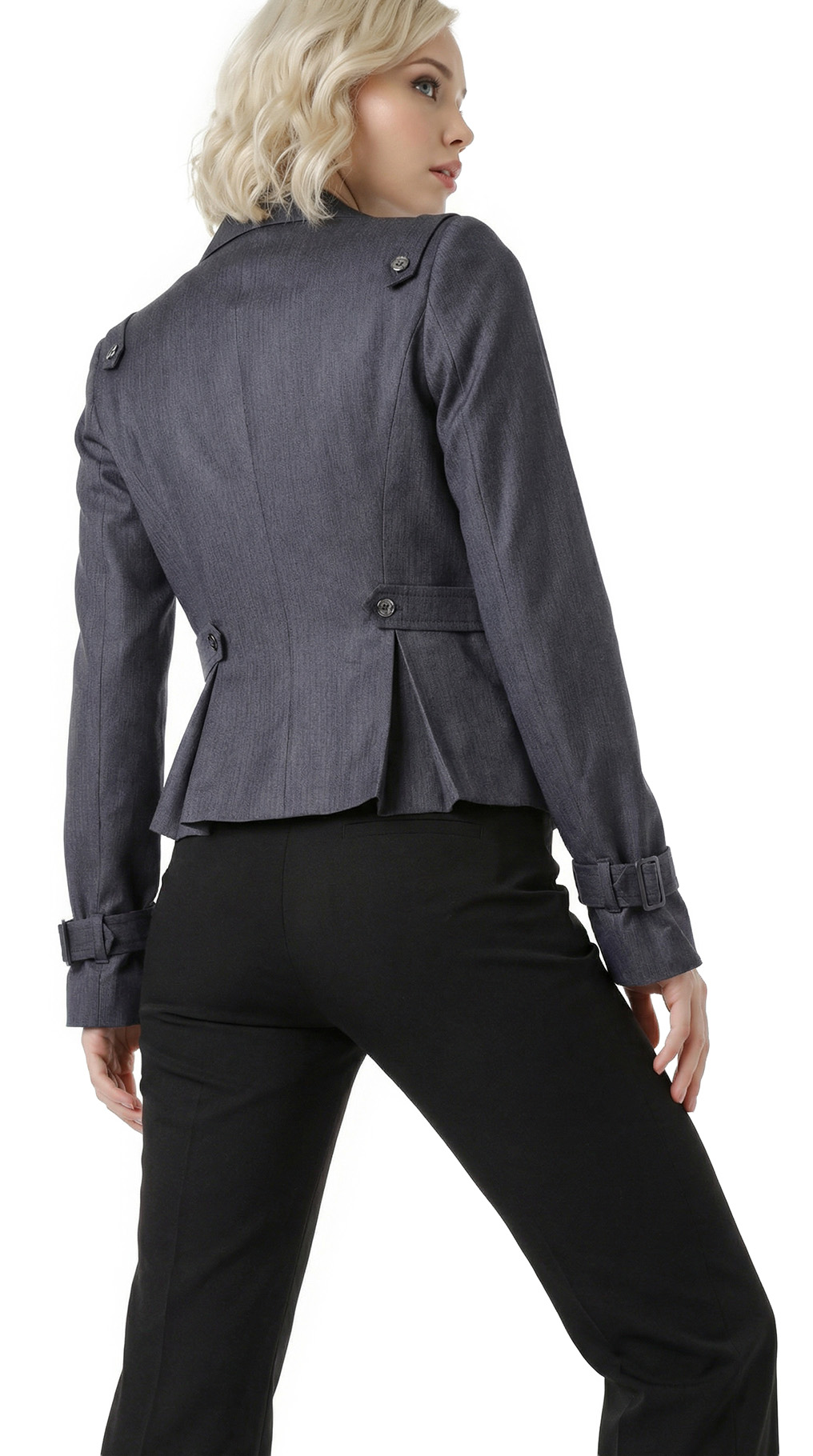 Жакет Pinko, шерсть-вискоза, S/M, 44 — изображение 4