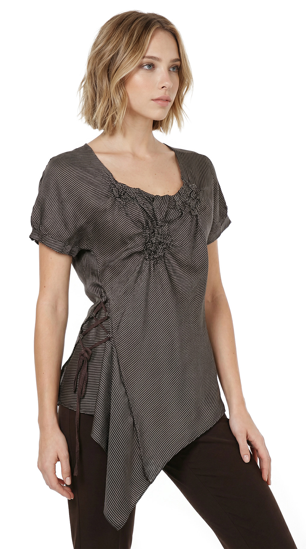 Блузка Zapa Paris, вискоза-ацетат, M, 46 — изображение 2