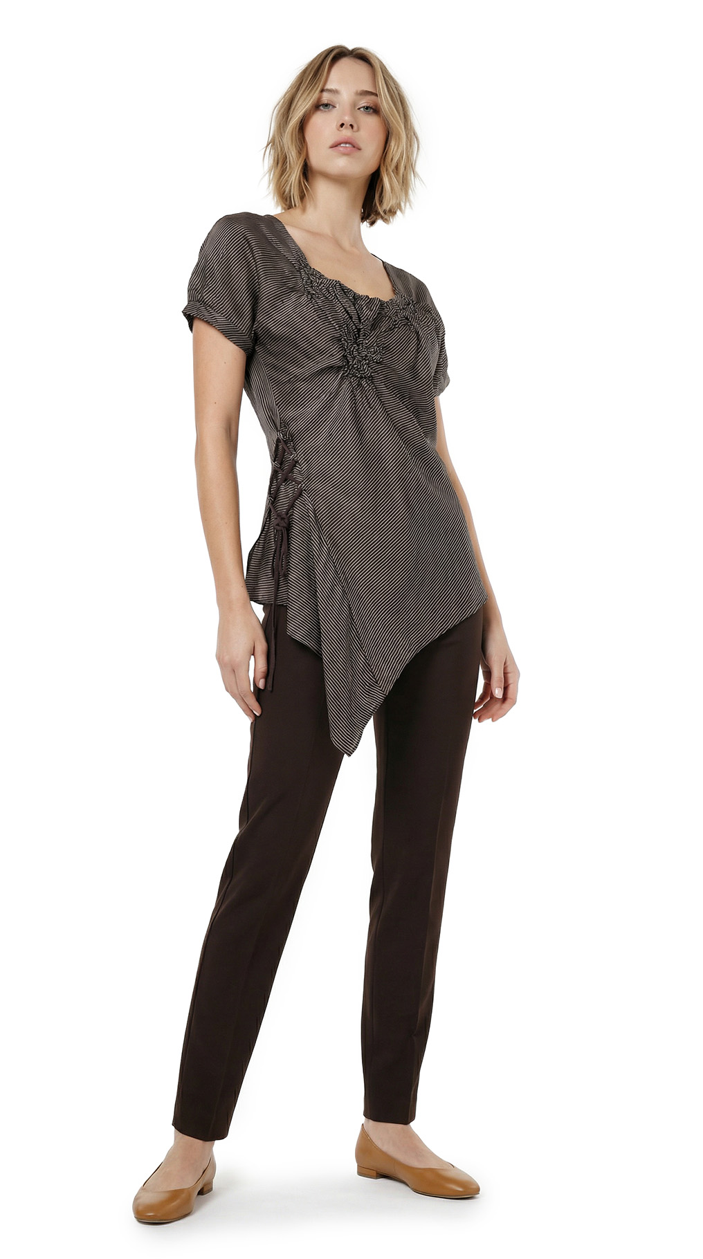 Блузка Zapa Paris, вискоза-ацетат, M, 46