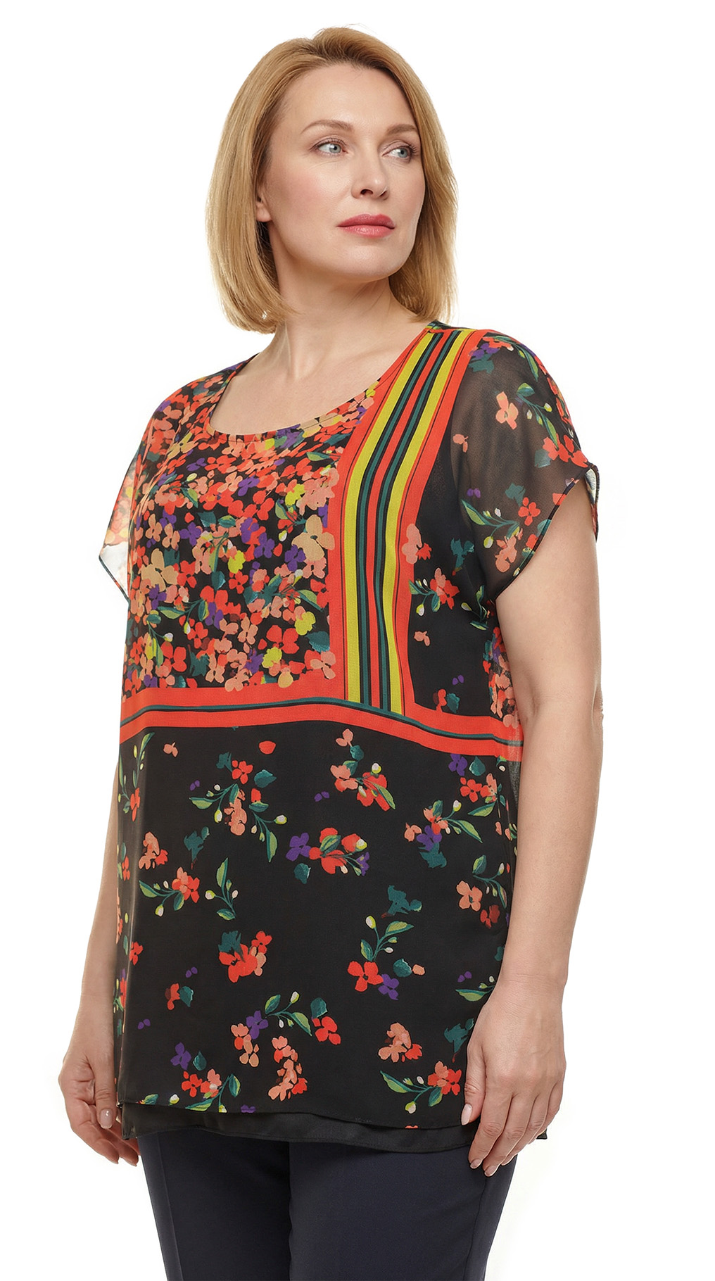 Блуза туника Max Mara (Marina Rinaldi), L/XL, 50 — изображение 2