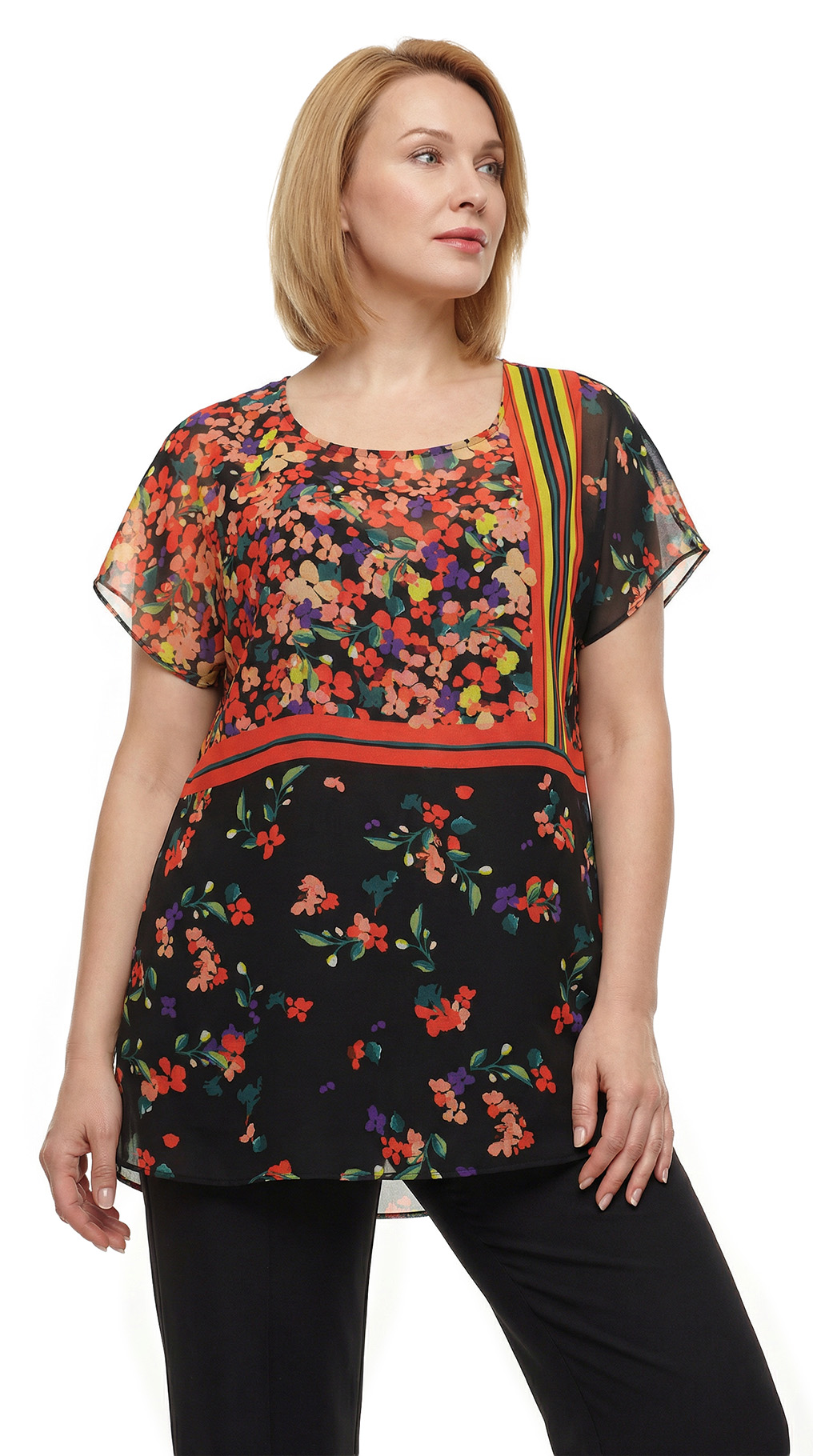 Блуза туника Max Mara (Marina Rinaldi), L/XL, 50 — изображение 4