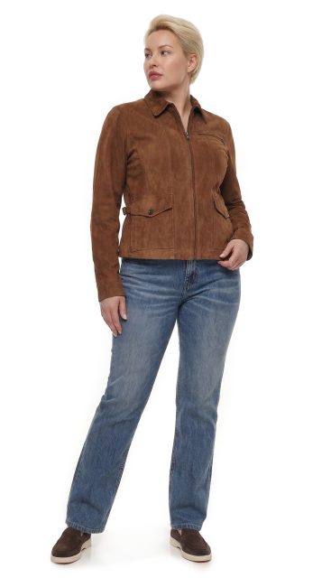 Куртка жакет Ralph Lauren, замша натуральная, XL, 52