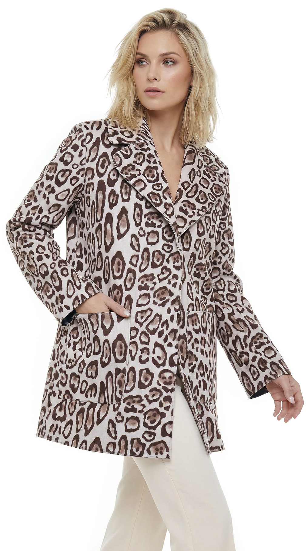 Полупальто Guess, вискоза, M, 46 — изображение 2