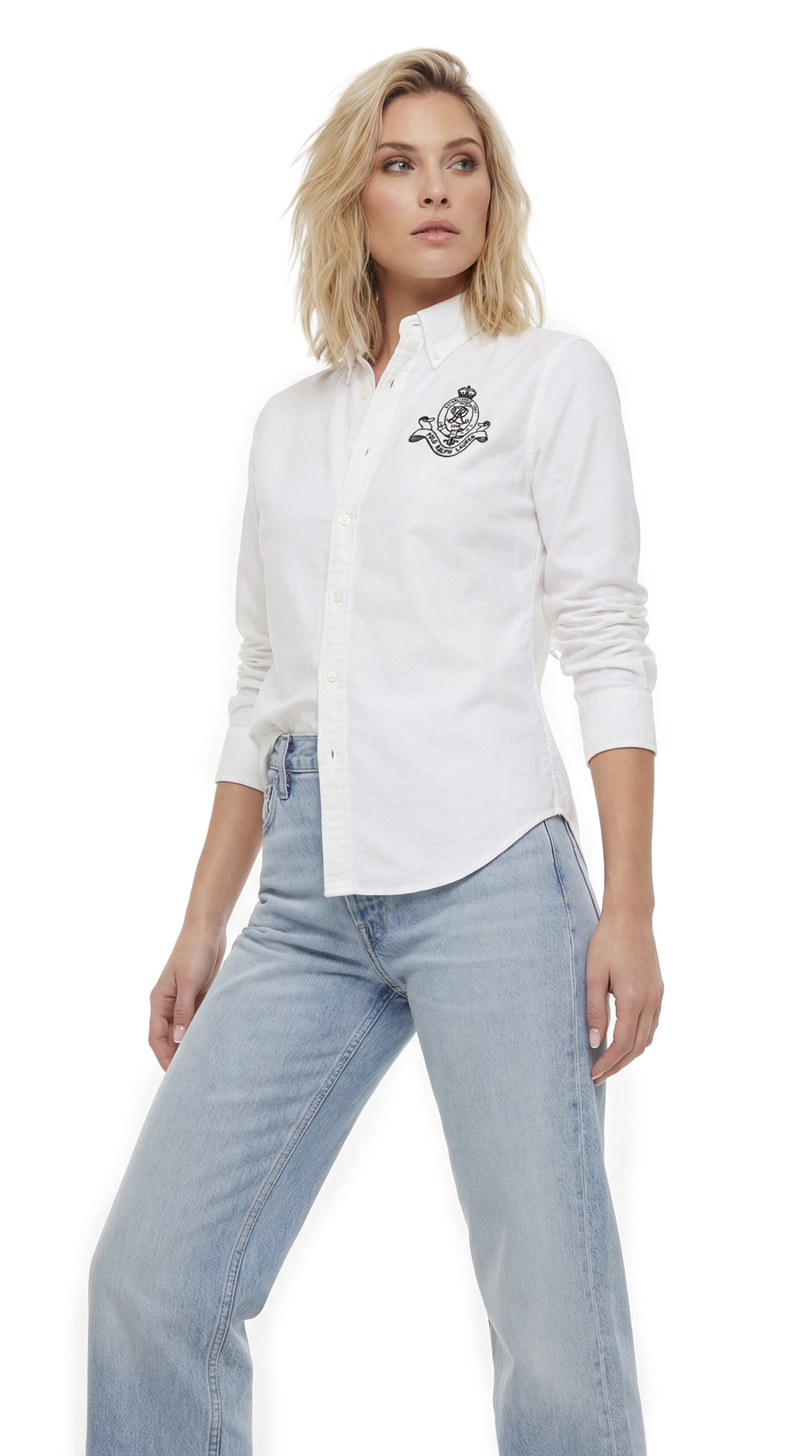 Рубашка блузка Polo Ralph Lauren, хлопок, M, 46 — изображение 2