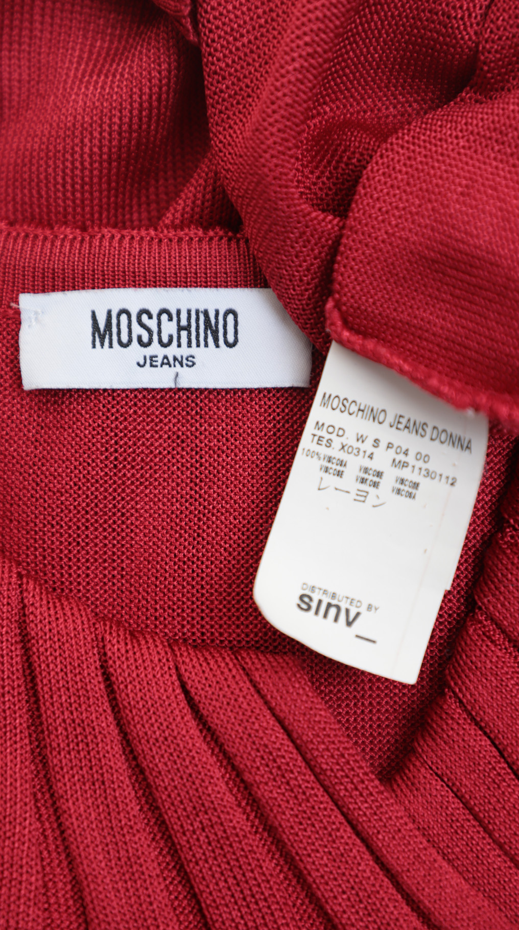 Джемпер Moschino, вискоза, S/M, 44 — изображение 8