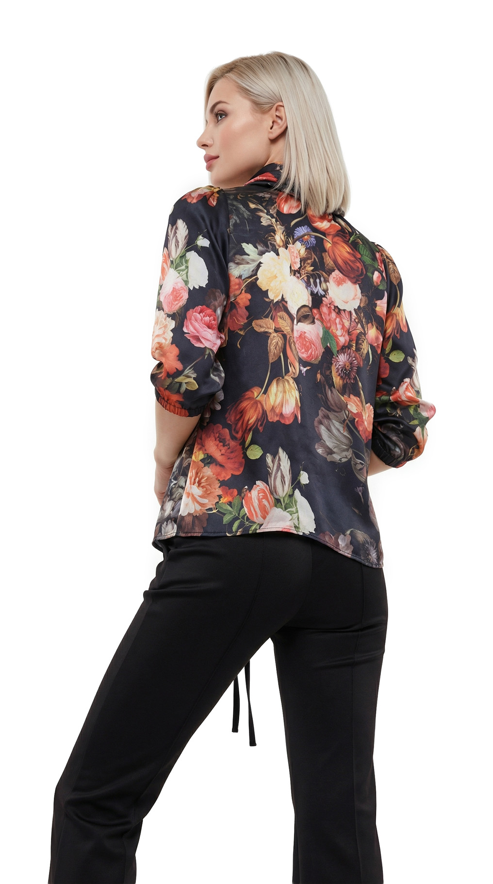 Блуза Vanilla, шелк, S/M, 44 — изображение 3